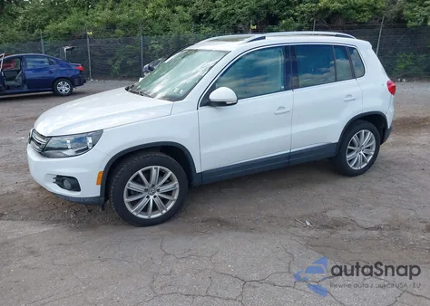 2015 Volkswagen Tiguan Se из США, поврежденный, VIN WVGBV7AX1FW613504